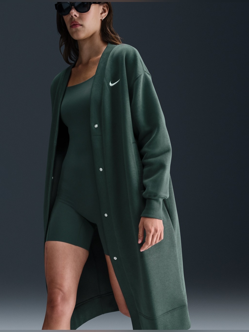 NIKE - Women’s Sportswear Phoenix Fleece Oversized Longline Cardigan